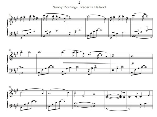 Sunny Mornings - Sheet Music Sale - Image 2