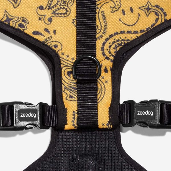 Zee.Dog x Chinatown Market Yellow | Adjustable Air Mesh Harness Online now - Image 5