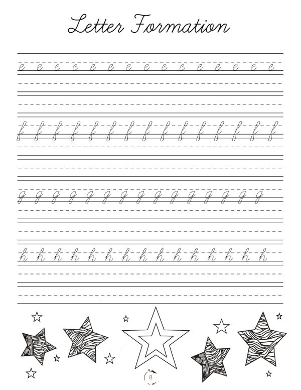 Space Cursive Writing Digital Book For Cheap - Image 4