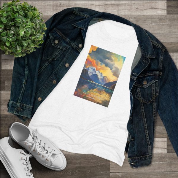 Glacier Bay National Park Women s Triblend Tee For Cheap - Image 3