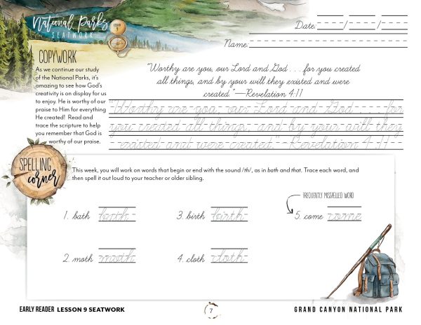 National Parks Digital Seatwork Books For Cheap - Image 3