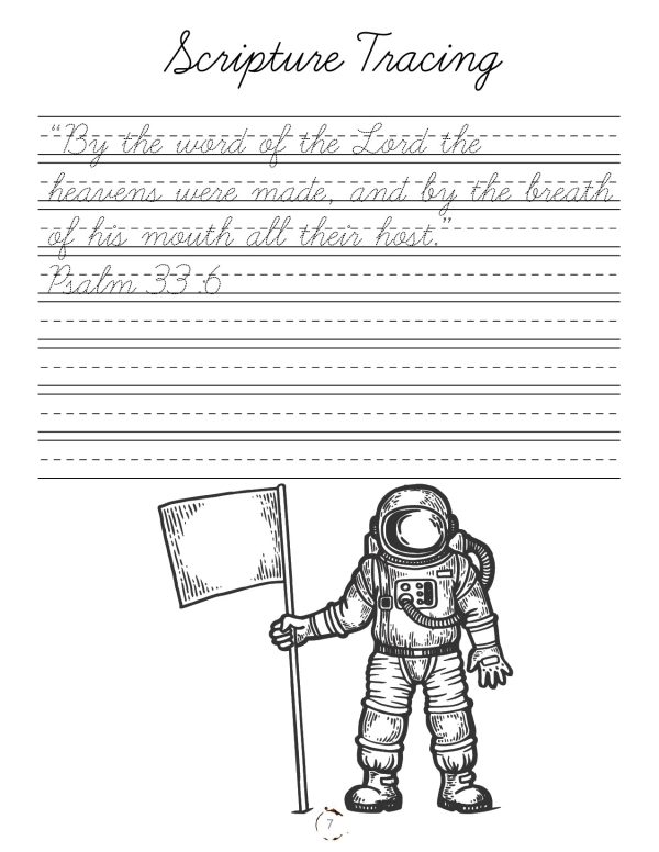 Space Cursive Writing Digital Book For Cheap - Image 3