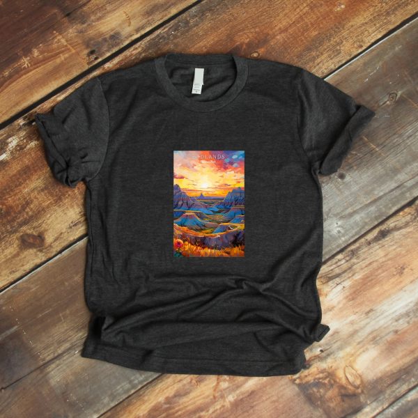 Badlands National Park Pop Art T-shirt Supply