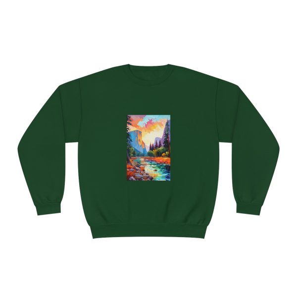 Yosemite National Park Pop Art - Sweatshirt For Discount - Image 4