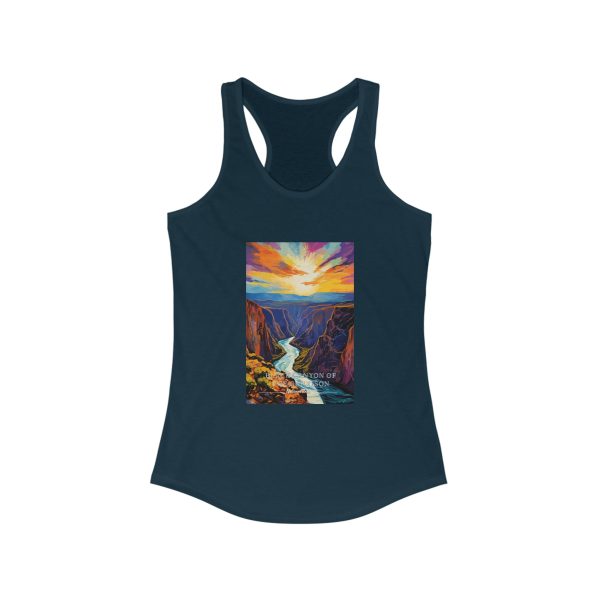 Black Canyon of the Gunnison National Park Women s Racerback Tank Online now - Image 3