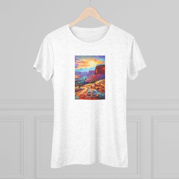 Canyonlands National Park Women s Triblend Tee For Discount - Image 4