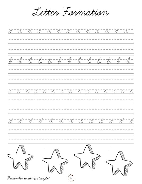 Space Cursive Writing Digital Book For Cheap - Image 2