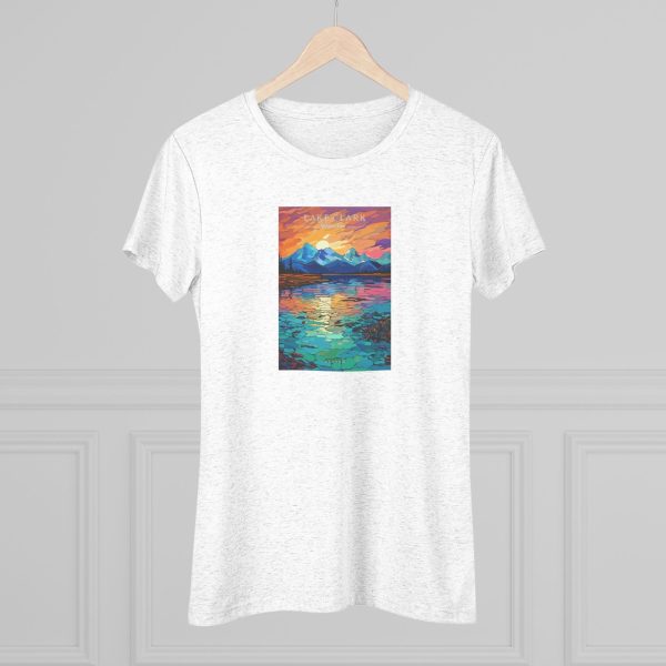 Lake Clark National Park Women s Triblend Tee Discount - Image 4