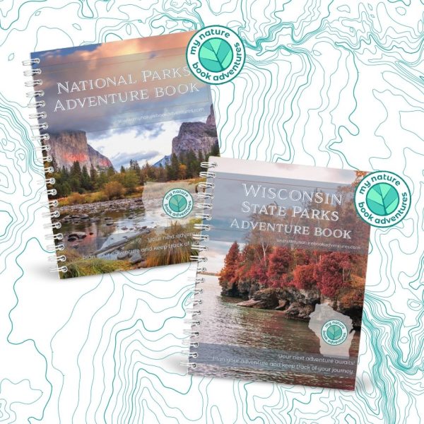 Wisconsin State Parks + National Parks Adventure Book Combo on Sale