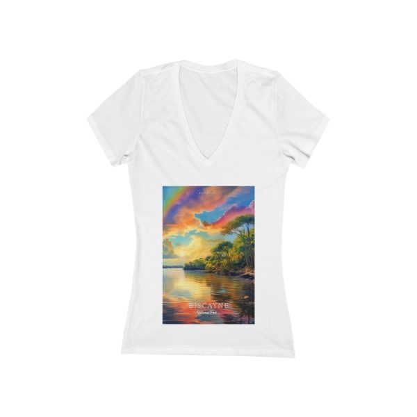 Women s Deep V-Neck T-Shirt - Biscayne National Park Cheap