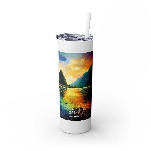 American Samoa Skinny Tumbler, 20oz For Discount