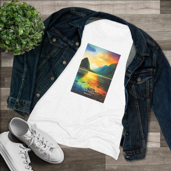 American Samoa National Park Women s Triblend Tee Online - Image 3