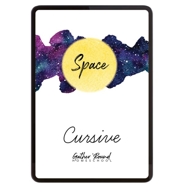 Space Cursive Writing Digital Book For Cheap