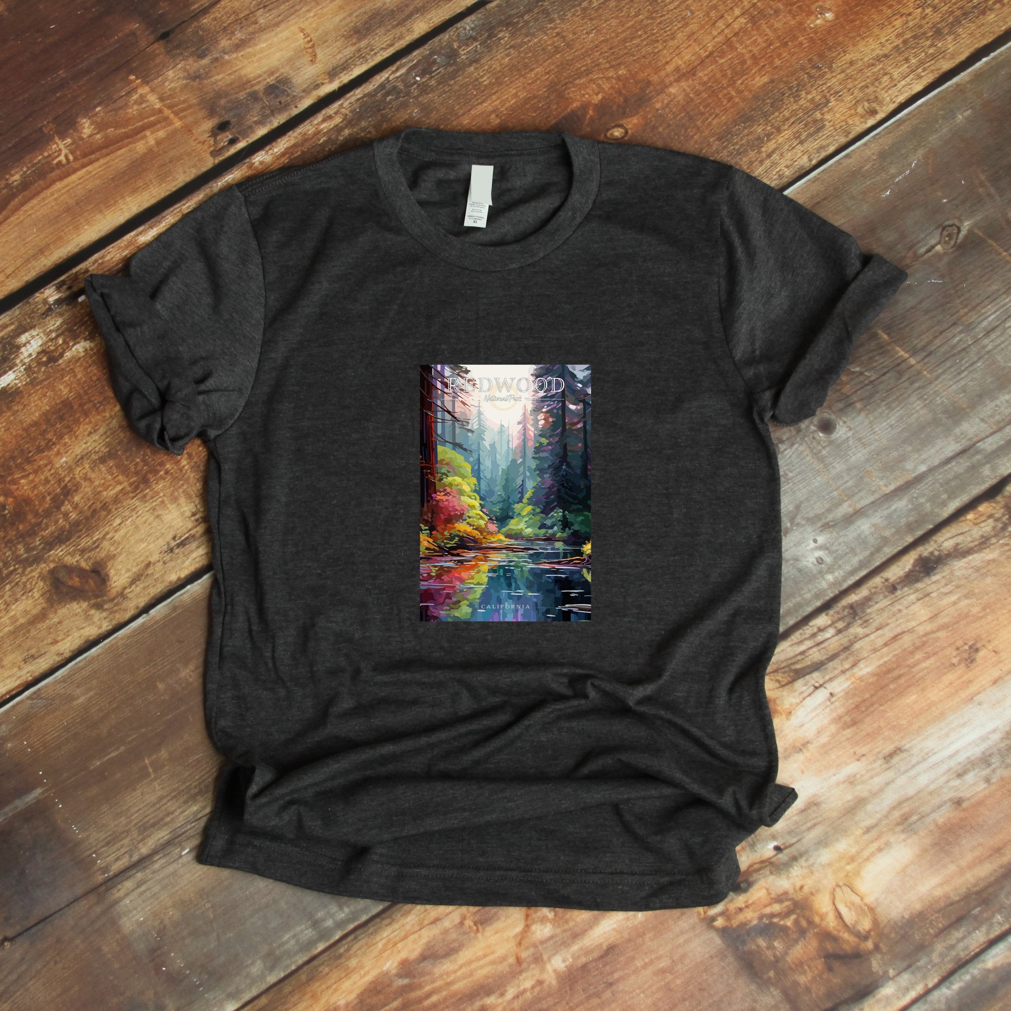 Redwood National Park Pop Art T-shirt Sale