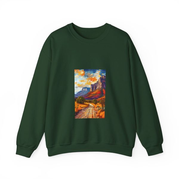 Guadalupe Mountains National Park - Pop Art Inspired Crewneck Sweatshirt Online now - Image 5